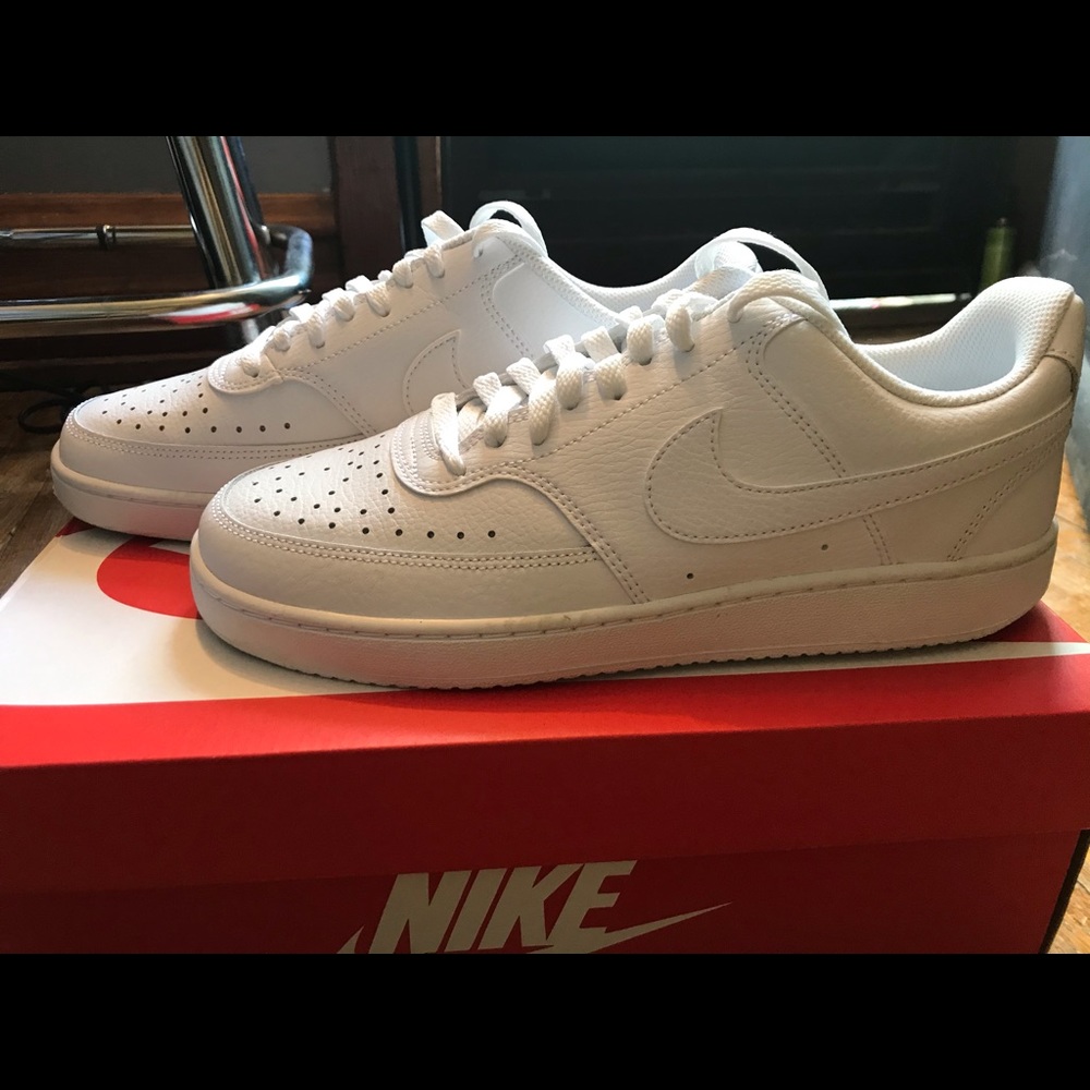 Women’s White Nike Air Force 1’s